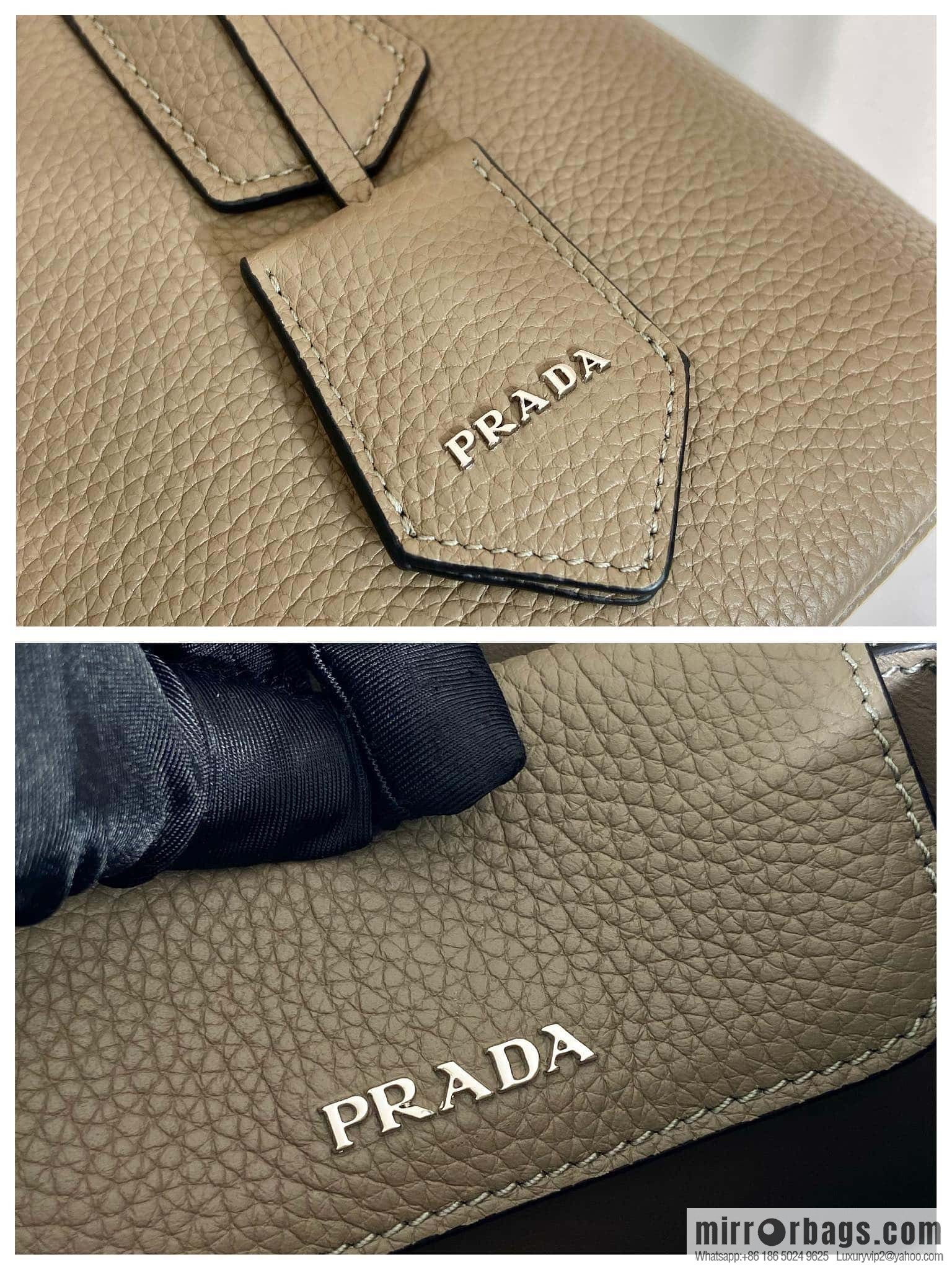 PRADA new shopping bag 🎉 1BG443 suede pattern, gray