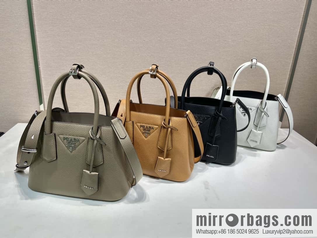 PRADA new shopping bag 🎉 1BG443 suede pattern, brown