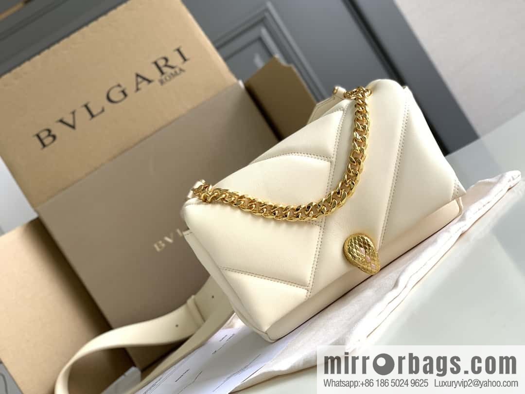 BVLGARI Bulgari SERPENTI CABOCHON Series 291088 White 22CM