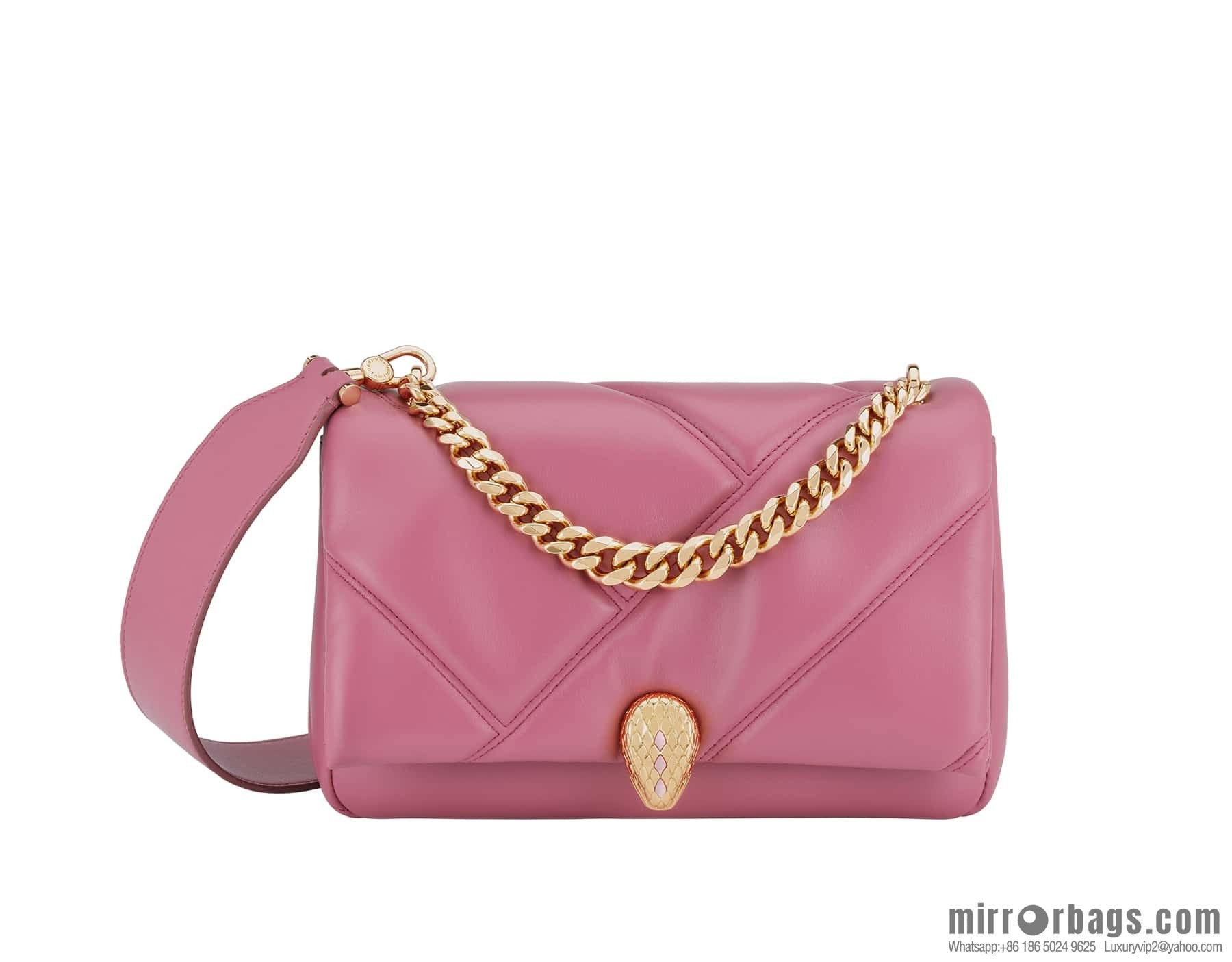 BVLGARI Bulgari SERPENTI CABOCHON 291088 Light powder quartz pink 22CM