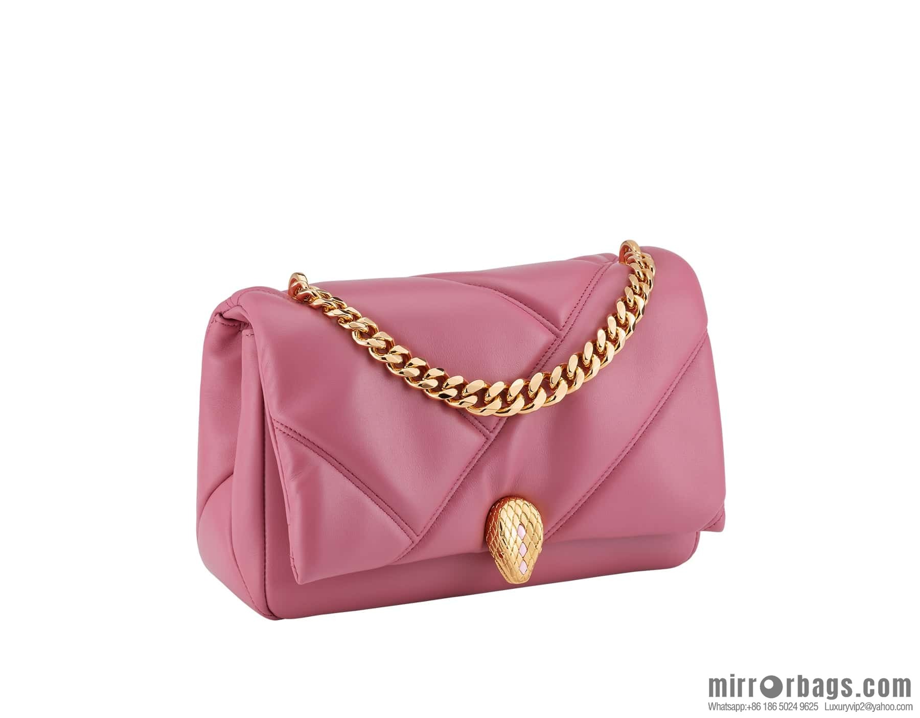 BVLGARI Bulgari SERPENTI CABOCHON 291088 Light powder quartz pink 22CM