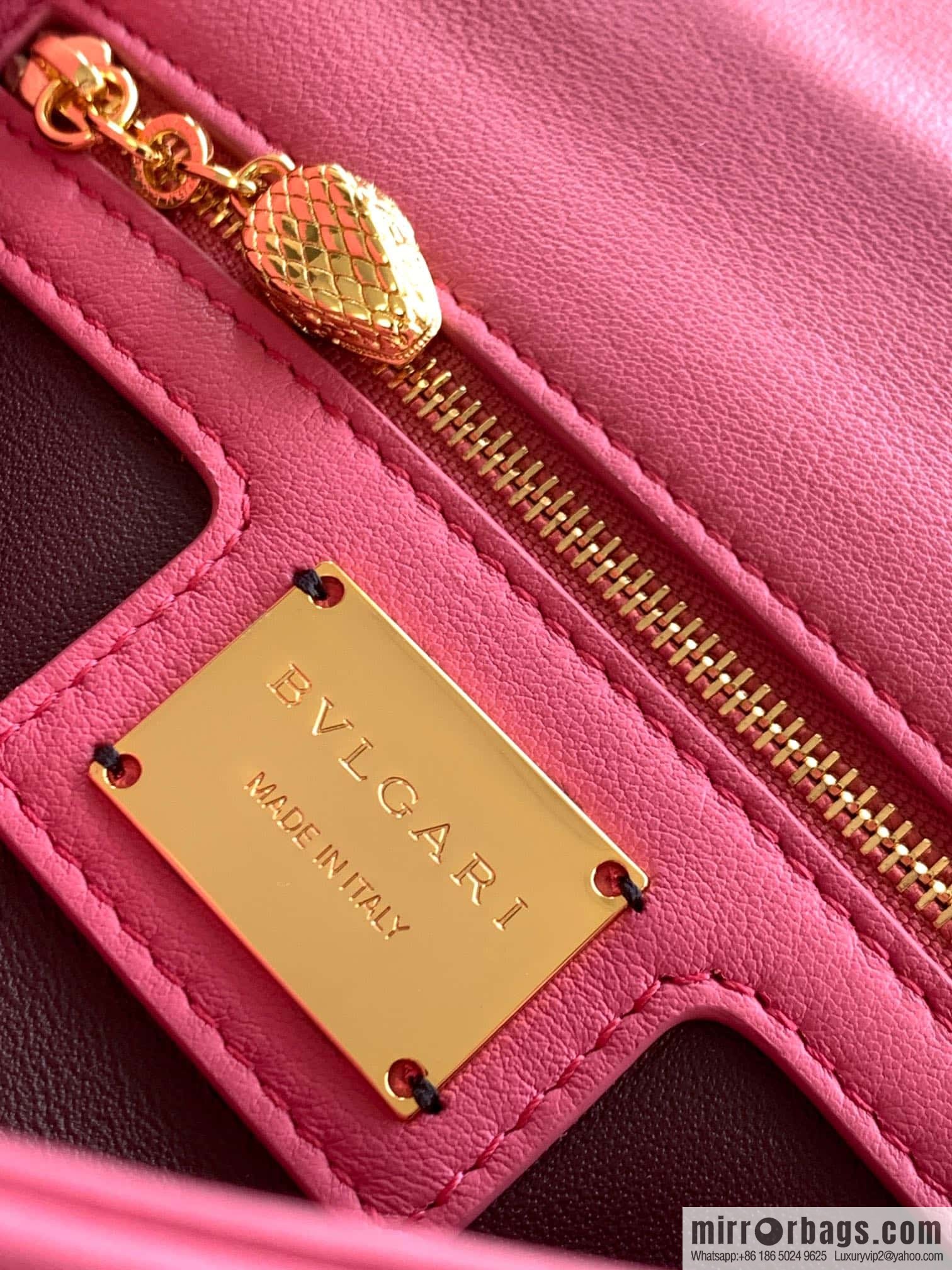BVLGARI Bulgari SERPENTI CABOCHON 291088 Light powder quartz pink 22CM
