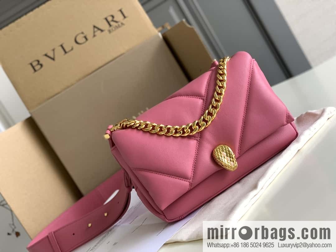 BVLGARI Bulgari SERPENTI CABOCHON 291088 Light powder quartz pink 22CM
