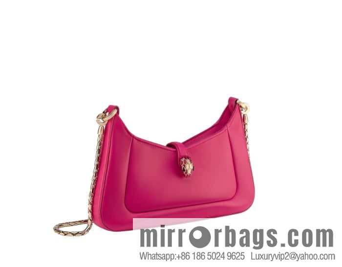 BVLGARI Bulgari SERPENTI BAIA series small shoulder bag 293208 tourmaline rose red 27CM