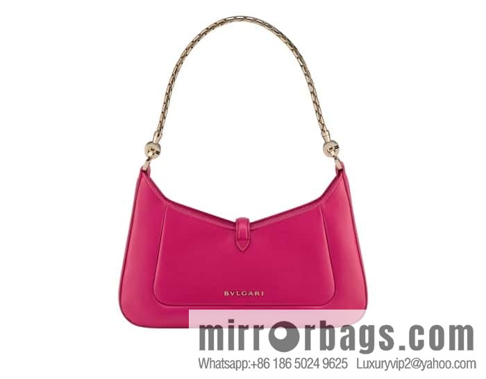 BVLGARI Bulgari SERPENTI BAIA series small shoulder bag 293208 tourmaline rose red 27CM