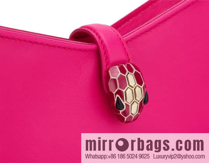 BVLGARI Bulgari SERPENTI BAIA series small shoulder bag 293208 tourmaline rose red 27CM