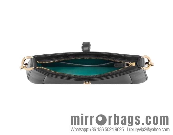 BVLGARI Bulgari SERPENTI BAIA series small shoulder bag 293208 black 27CM