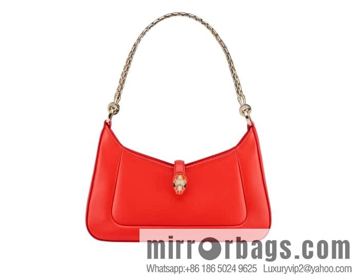 BVLGARI Bulgari SERPENTI BAIA series small shoulder bag 293208 orange agate orange 27CM