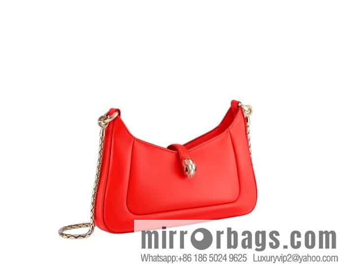 BVLGARI Bulgari SERPENTI BAIA series small shoulder bag 293208 orange agate orange 27CM