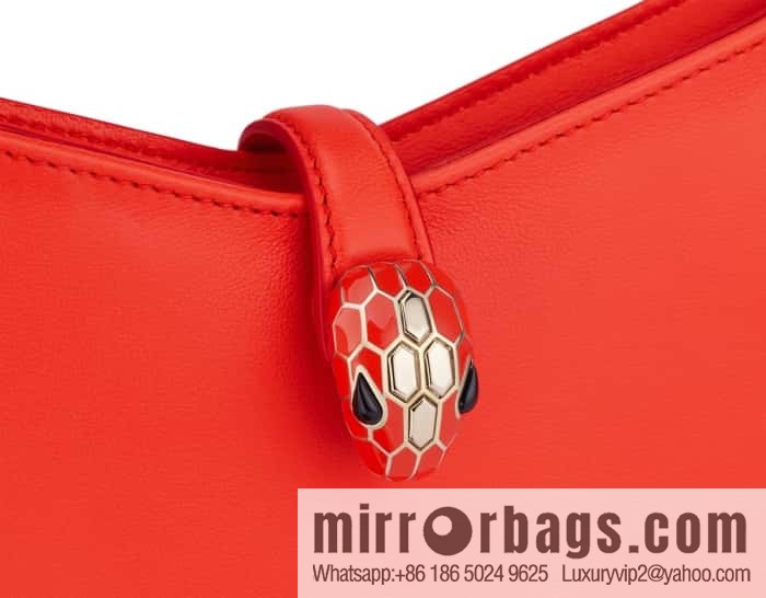 BVLGARI Bulgari SERPENTI BAIA series small shoulder bag 293208 orange agate orange 27CM