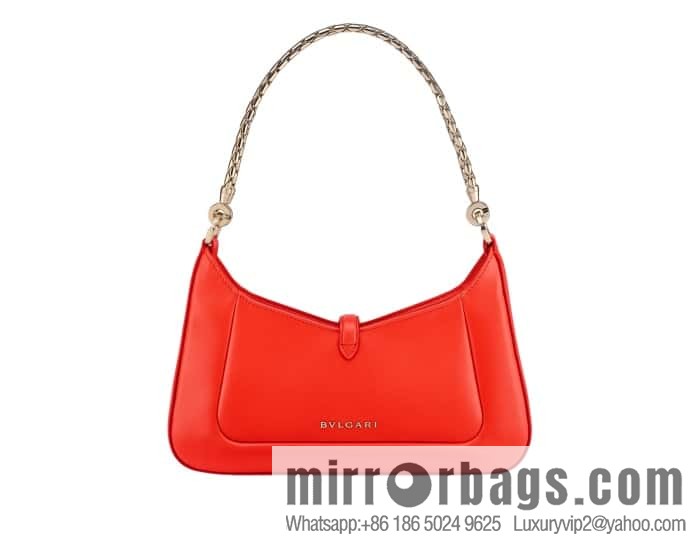 BVLGARI Bulgari SERPENTI BAIA series small shoulder bag 293208 orange agate orange 27CM