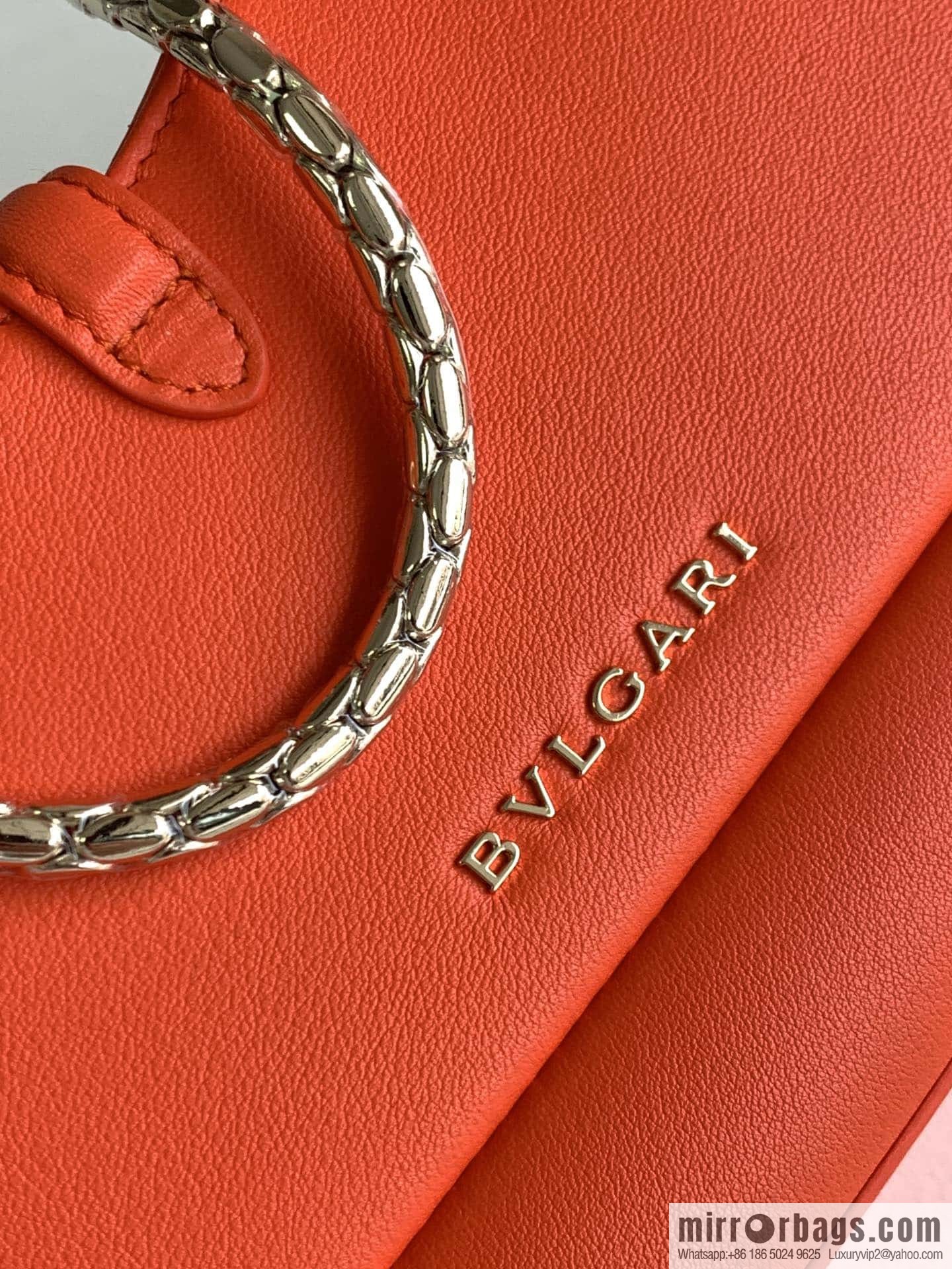 BVLGARI Bulgari SERPENTI BAIA series small shoulder bag 293208 orange agate orange 27CM