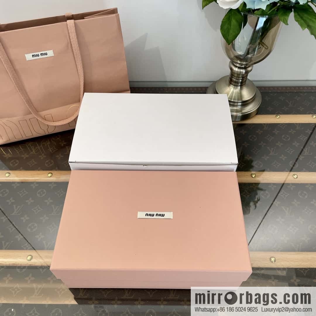 MIUMIU Miao Miao Old dirty platform sports little white shoes