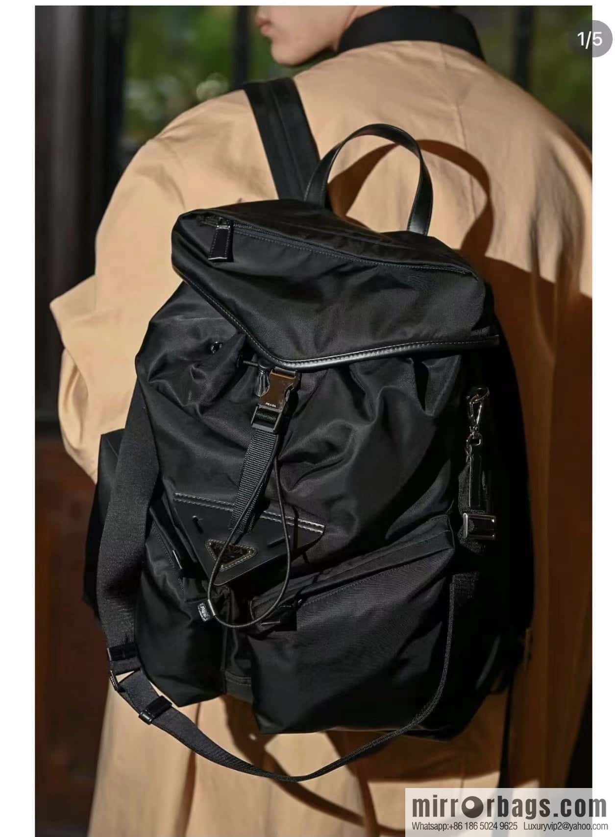 PRADA new catwalk model 🎉 2VZ108 shoulder back/shoulder bag