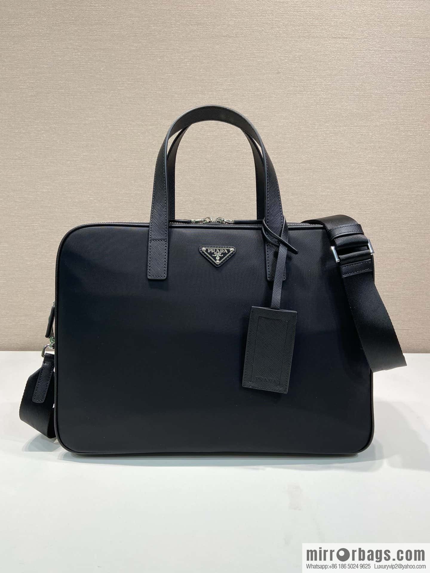 PRADA new briefcase 🎉 new 2VE005 triangle standard