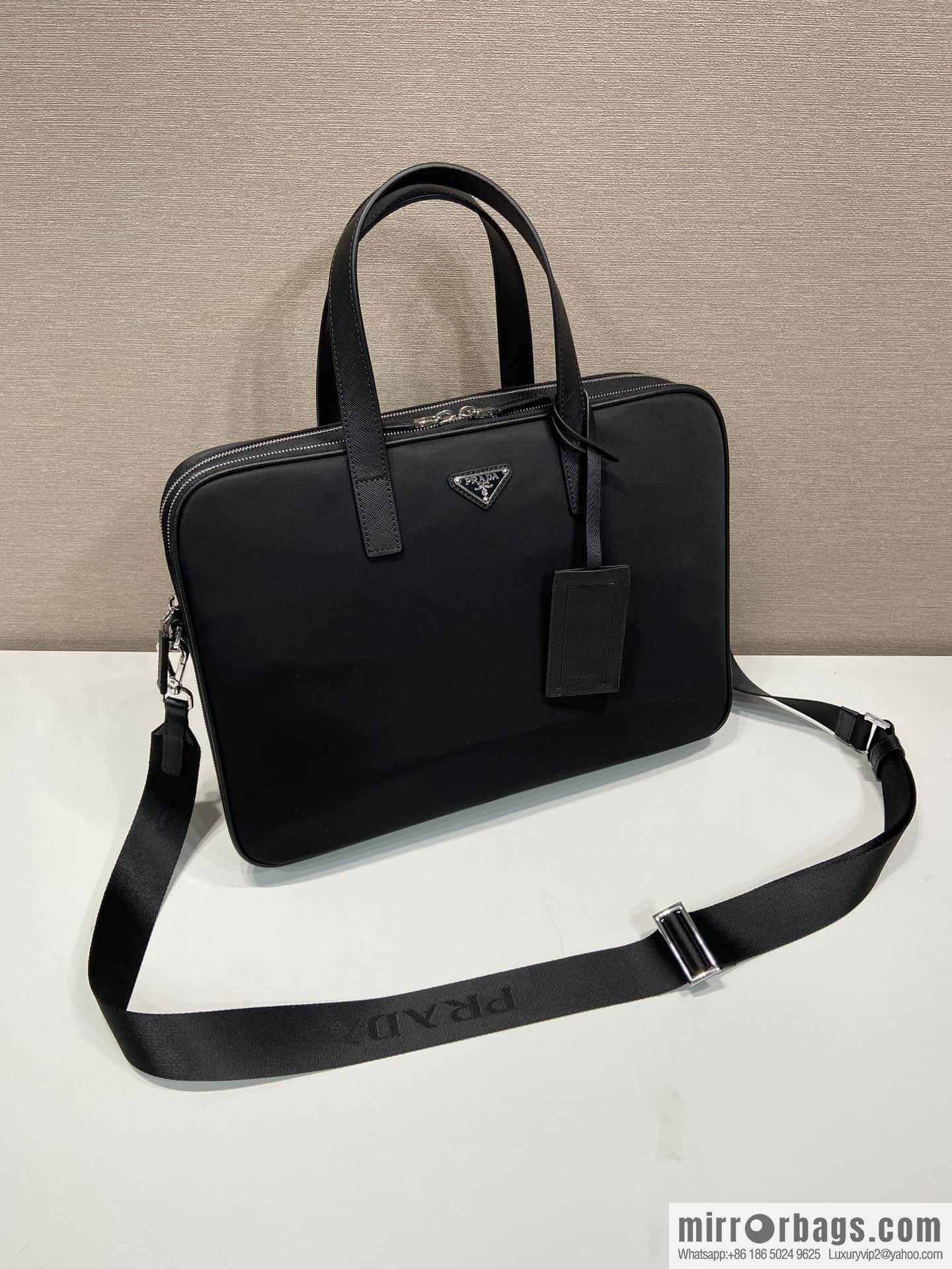 PRADA new briefcase 🎉 new 2VE005 triangle standard
