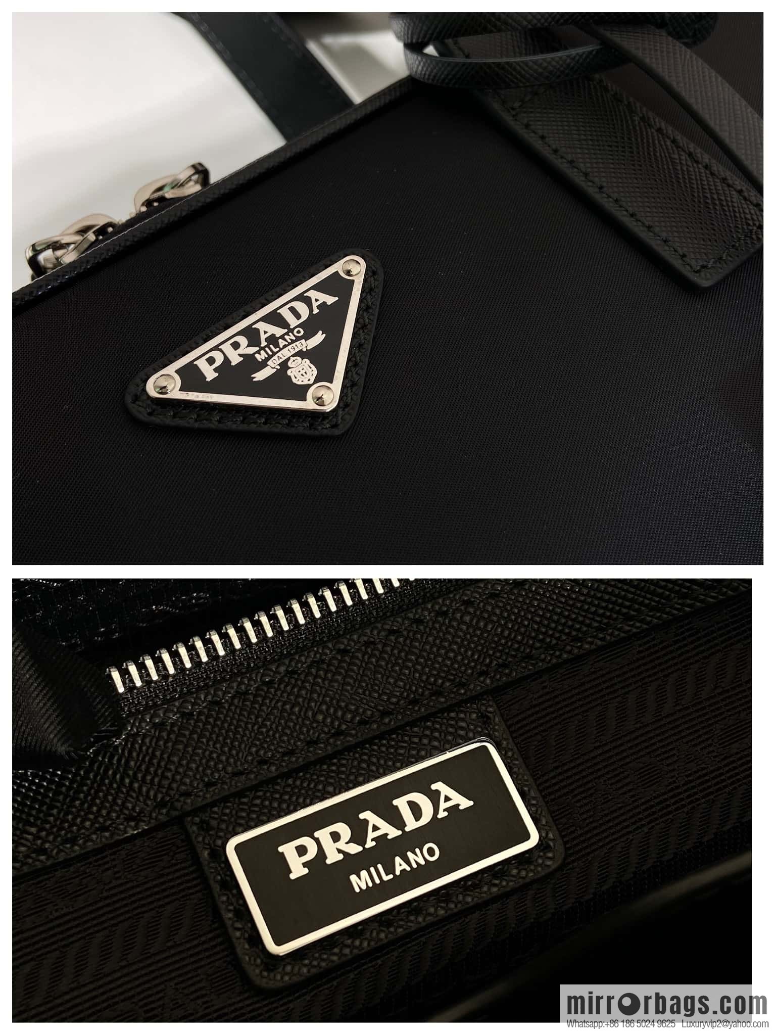 PRADA new briefcase 🎉 new 2VE005 triangle standard