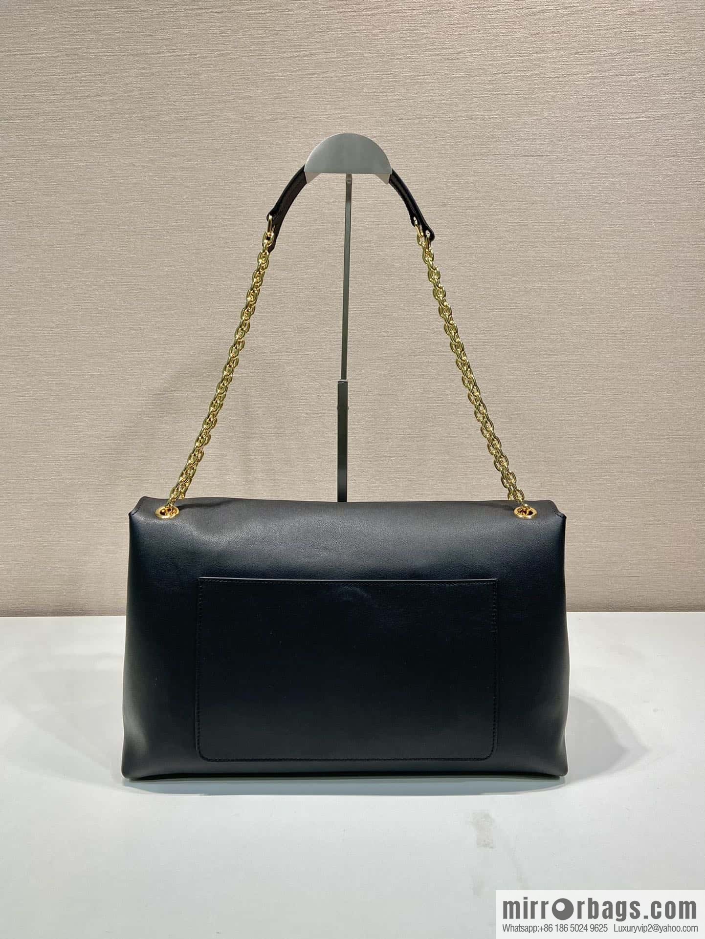 PRADA new flip women's bag 1BD068 black
