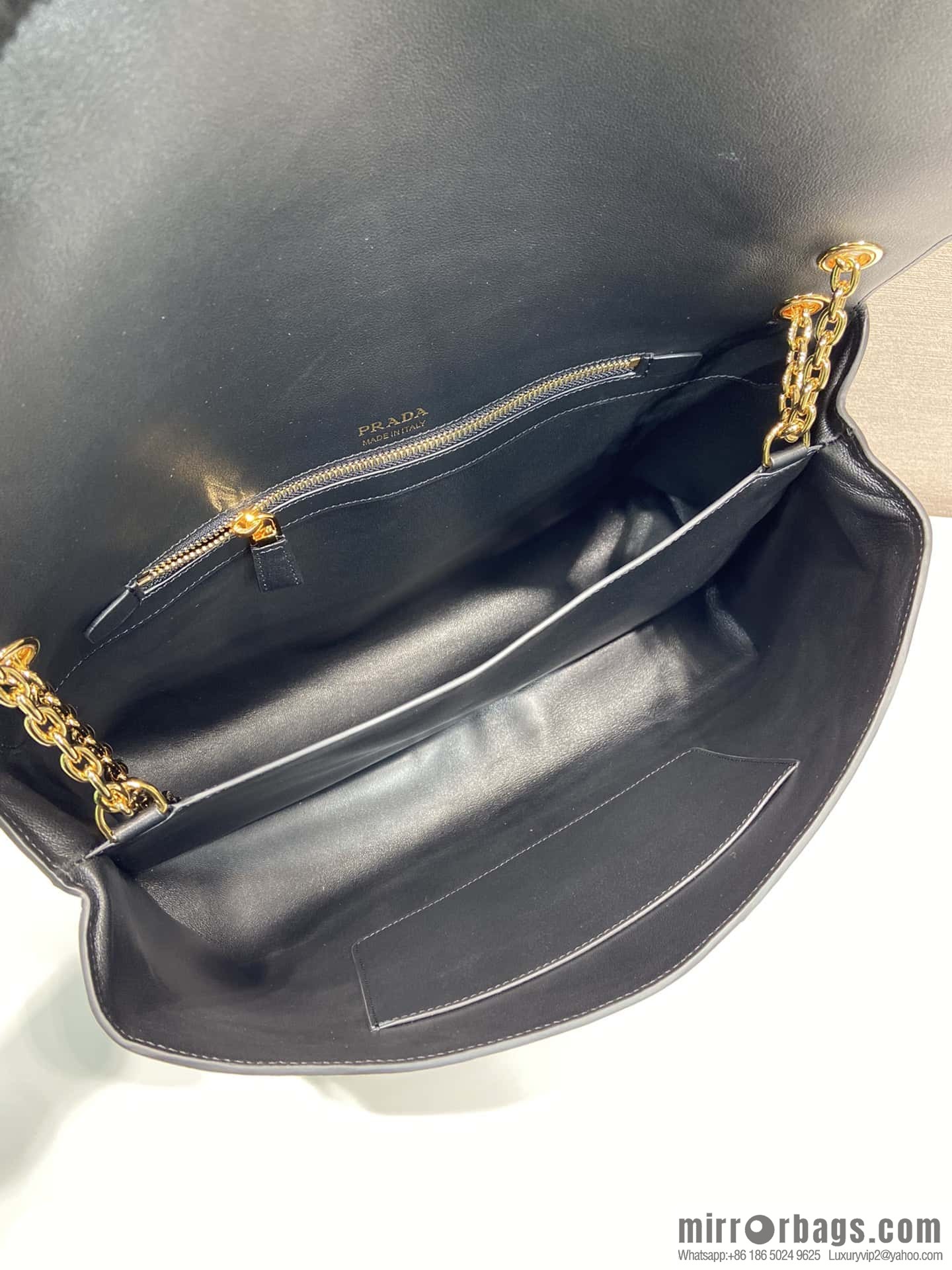 PRADA new flip women's bag 1BD068 black