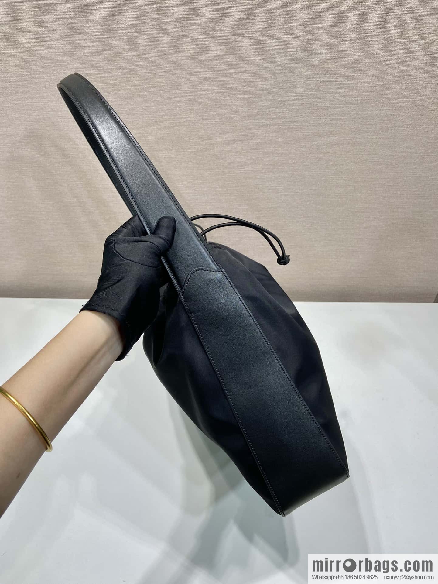PRADA 🎉 Drawstring Underarm Bag 🎉 B6250 Large/Medieval Bag