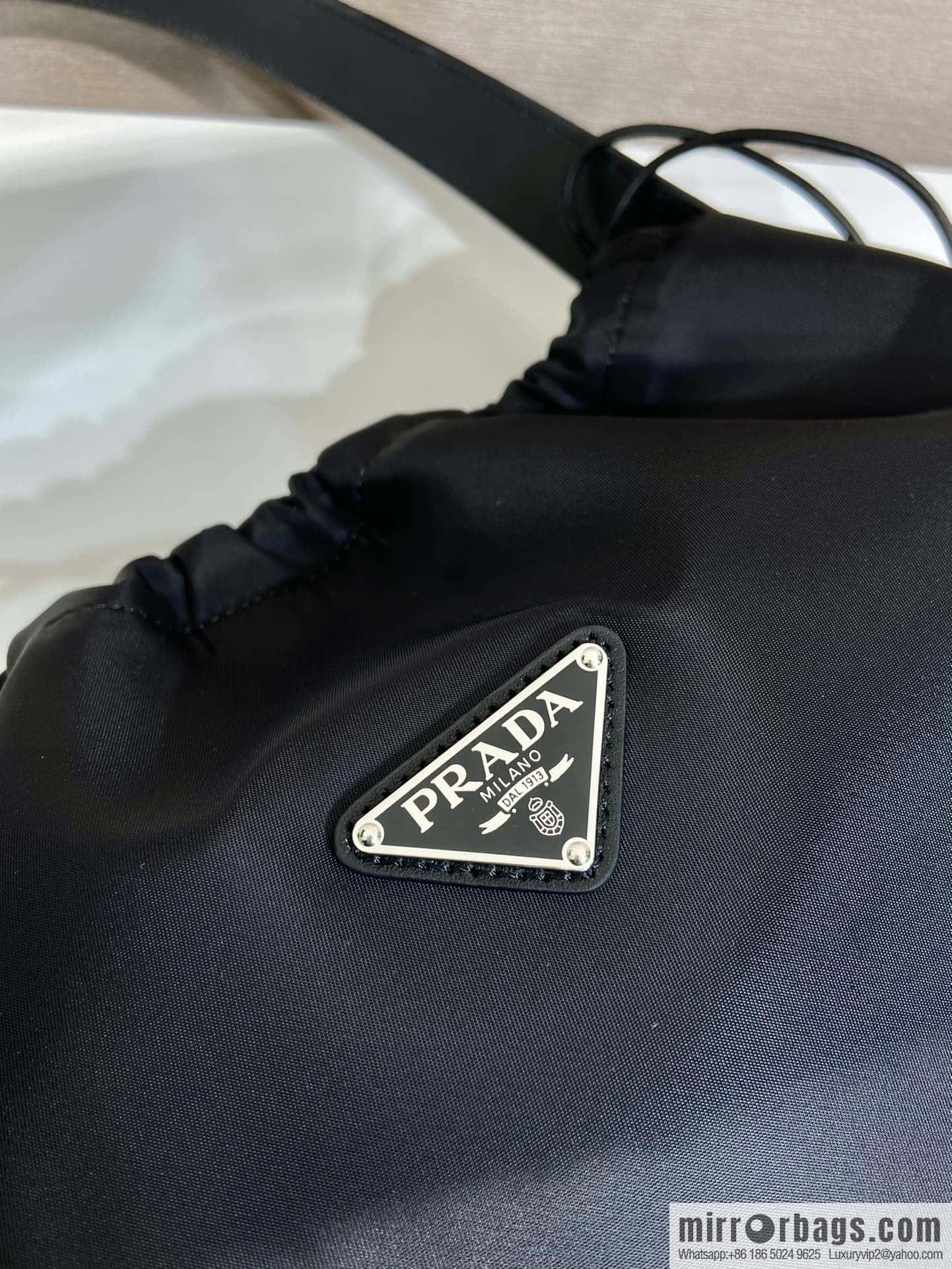 PRADA 🎉 Drawstring Underarm Bag 🎉 B6250 Large/Medieval Bag