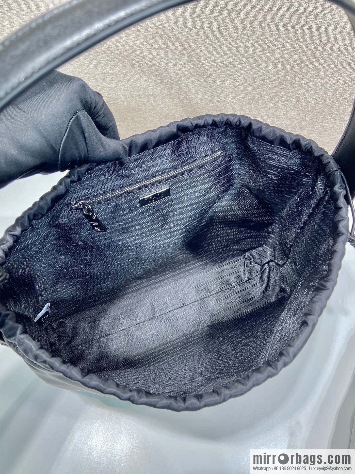 PRADA 🎉 Drawstring Underarm Bag 🎉 B6250 Large/Medieval Bag