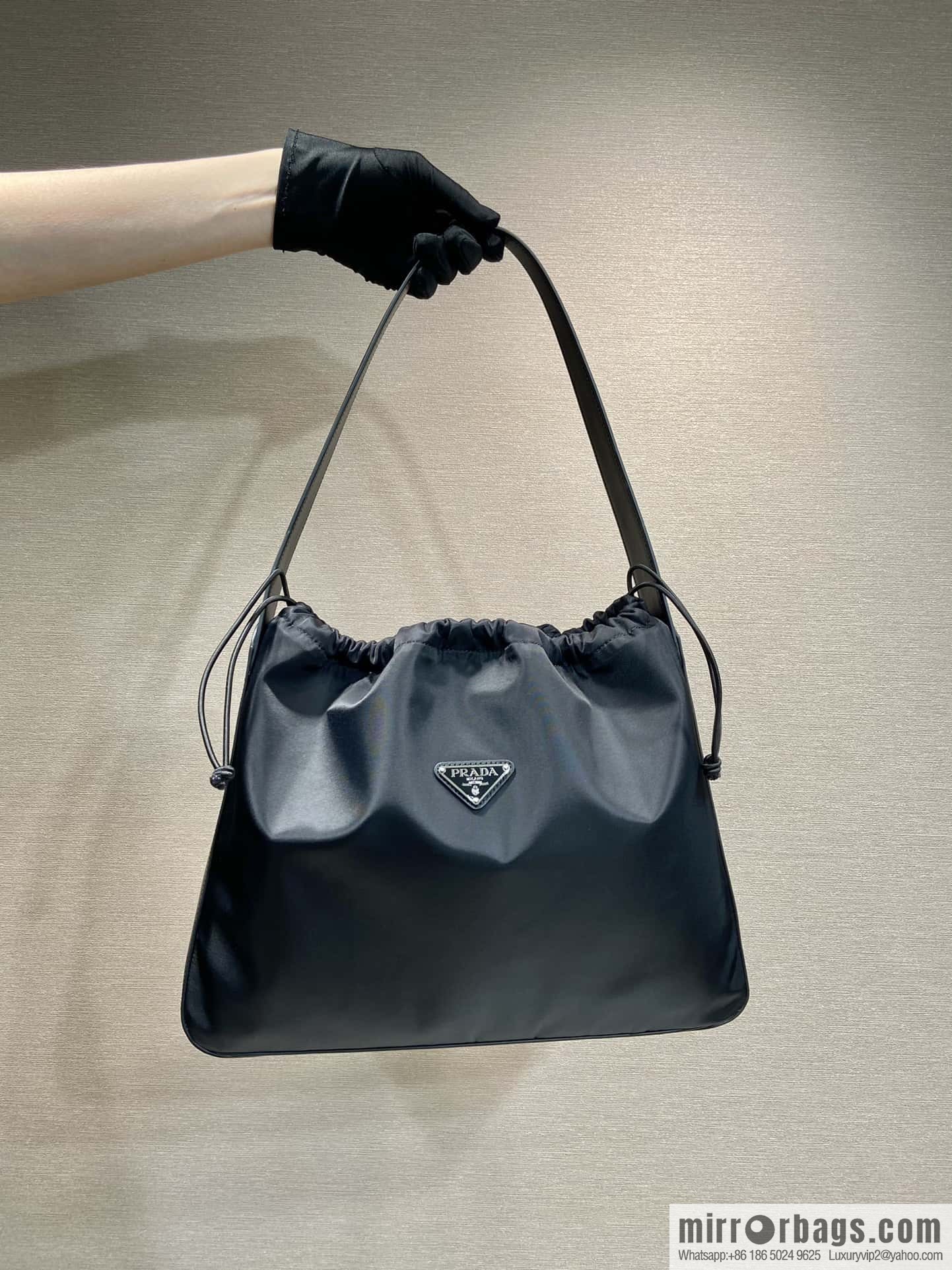 PRADA 🎉 Drawstring Underarm Bag 🎉 B6250 Large/Medieval Bag