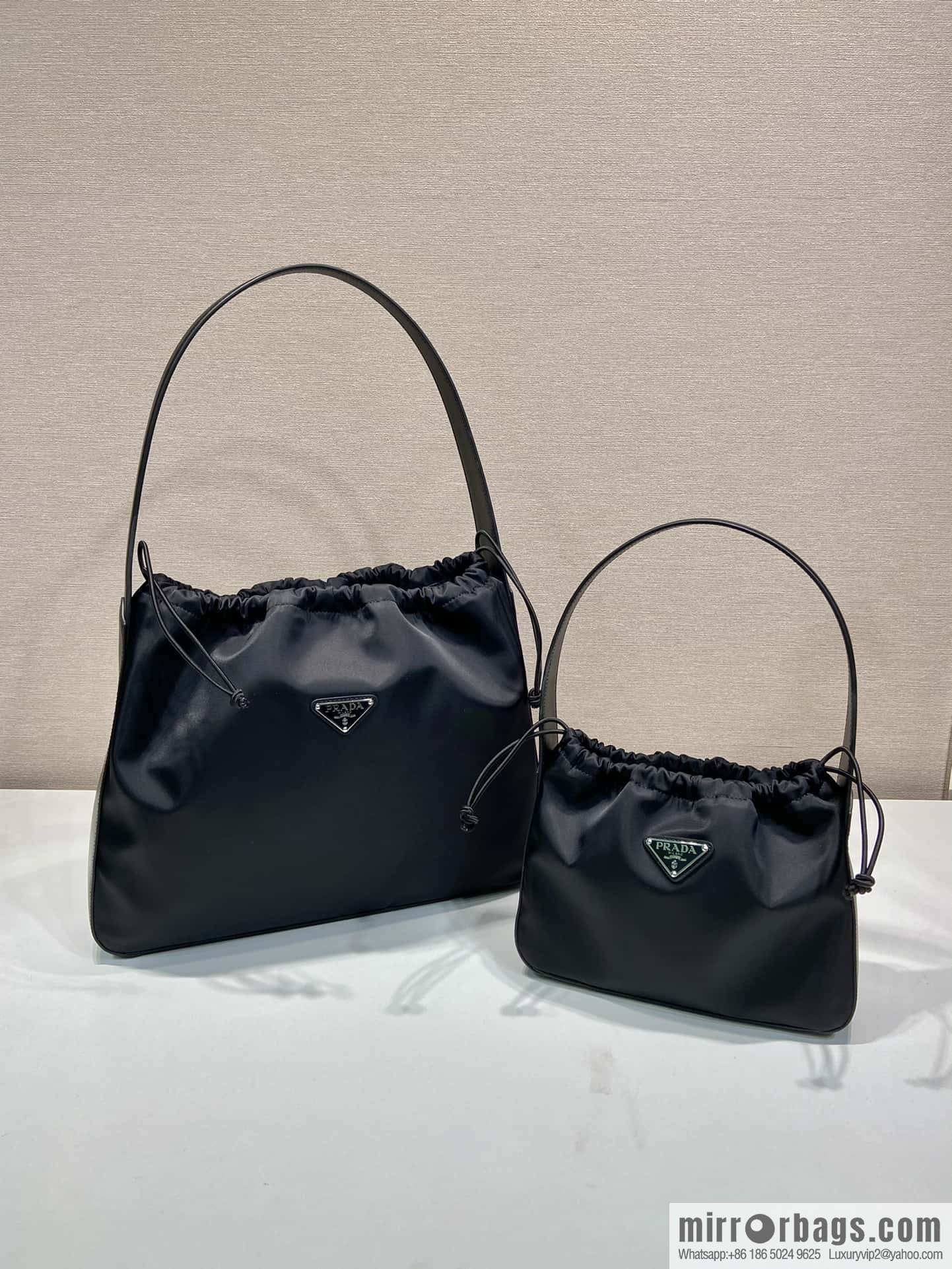 PRADA 🎉 Drawstring Underarm Bag 🎉 B6250 Large/Medieval Bag