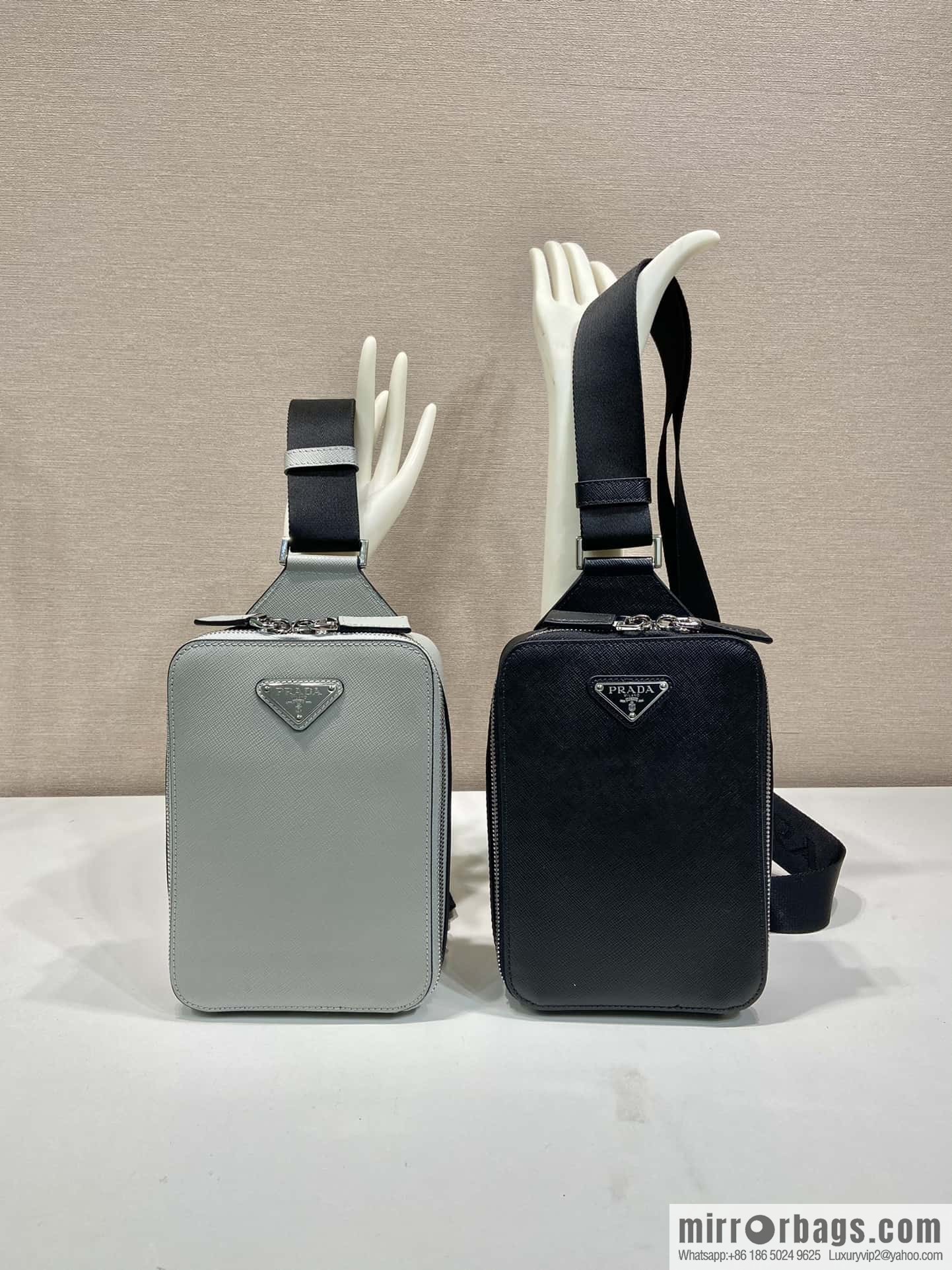 PRADA new breast bag 🎉 2VZ106 grey