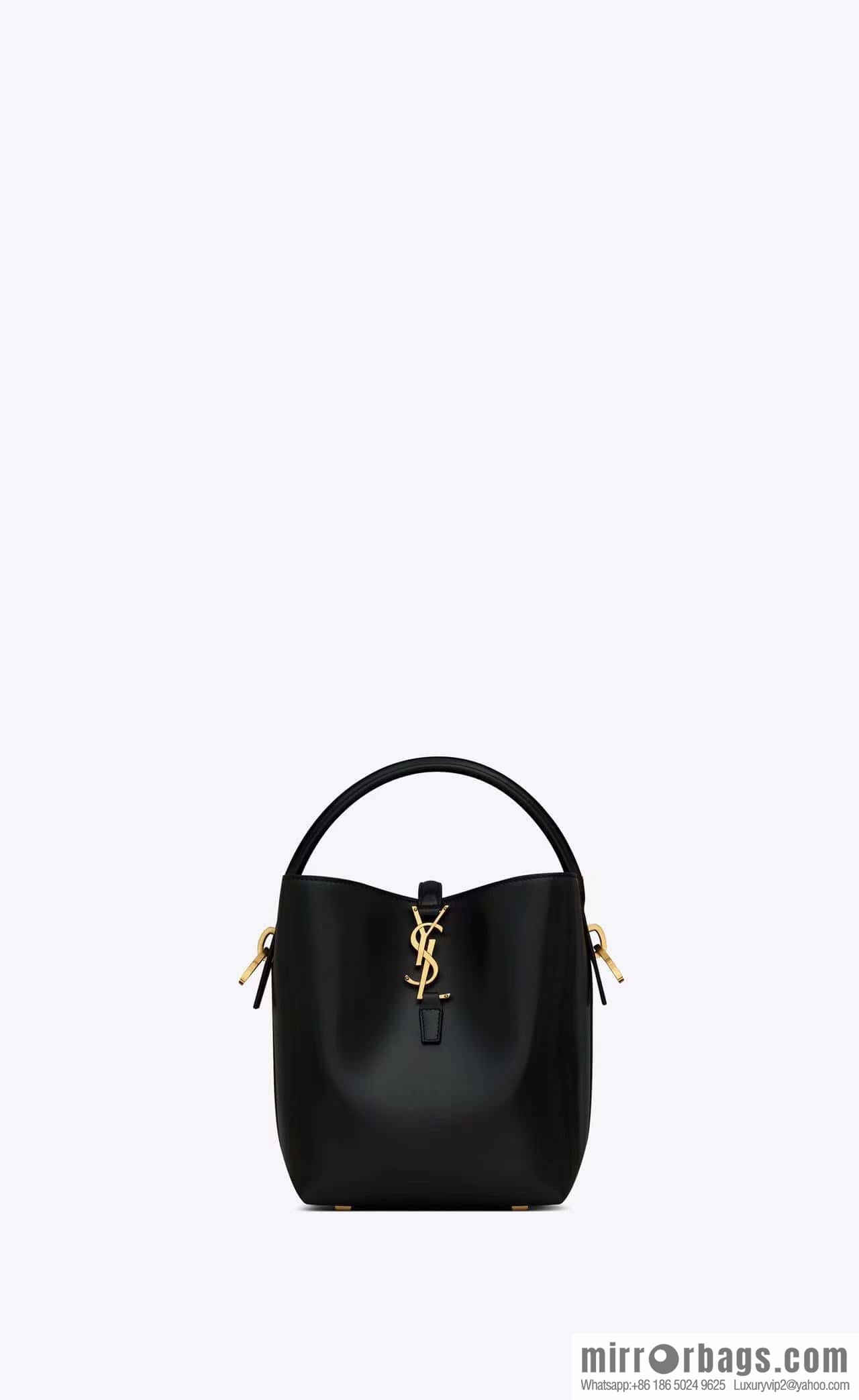 SAINT LAURENT Saint Laurent YSL summer new model _ small bucket bag 749036 black gold