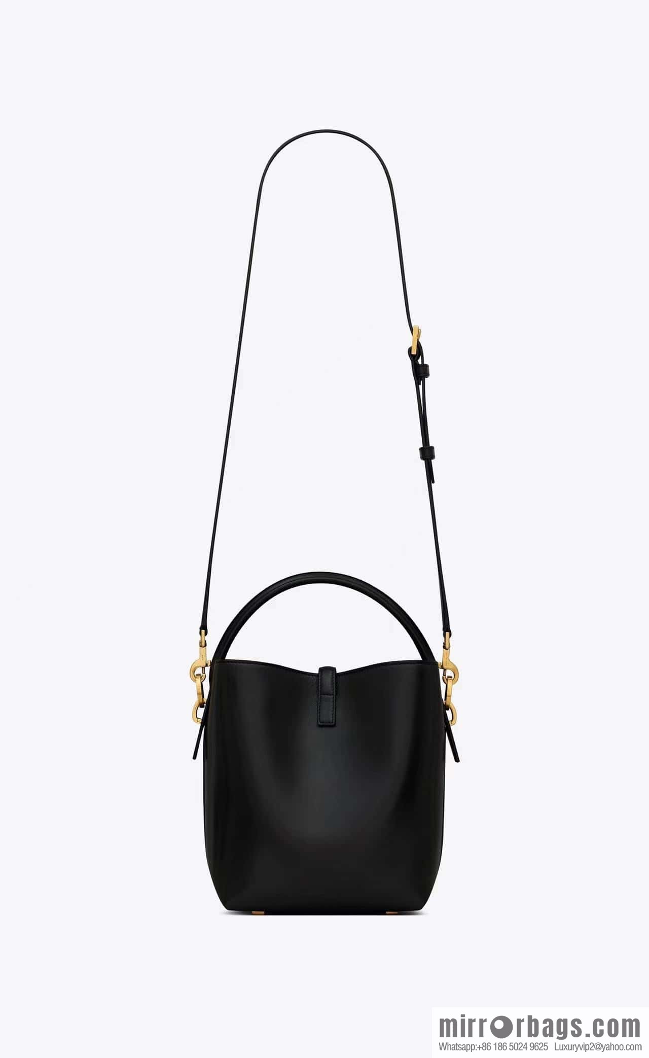 SAINT LAURENT Saint Laurent YSL summer new model _ small bucket bag 749036 black gold