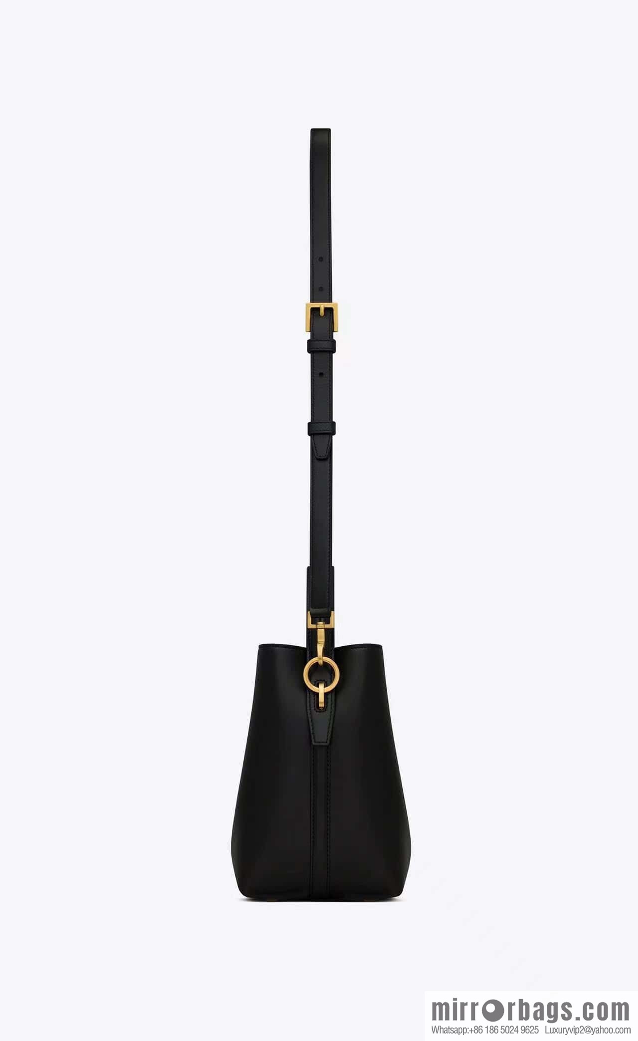 SAINT LAURENT Saint Laurent YSL summer new model _ small bucket bag 749036 black gold