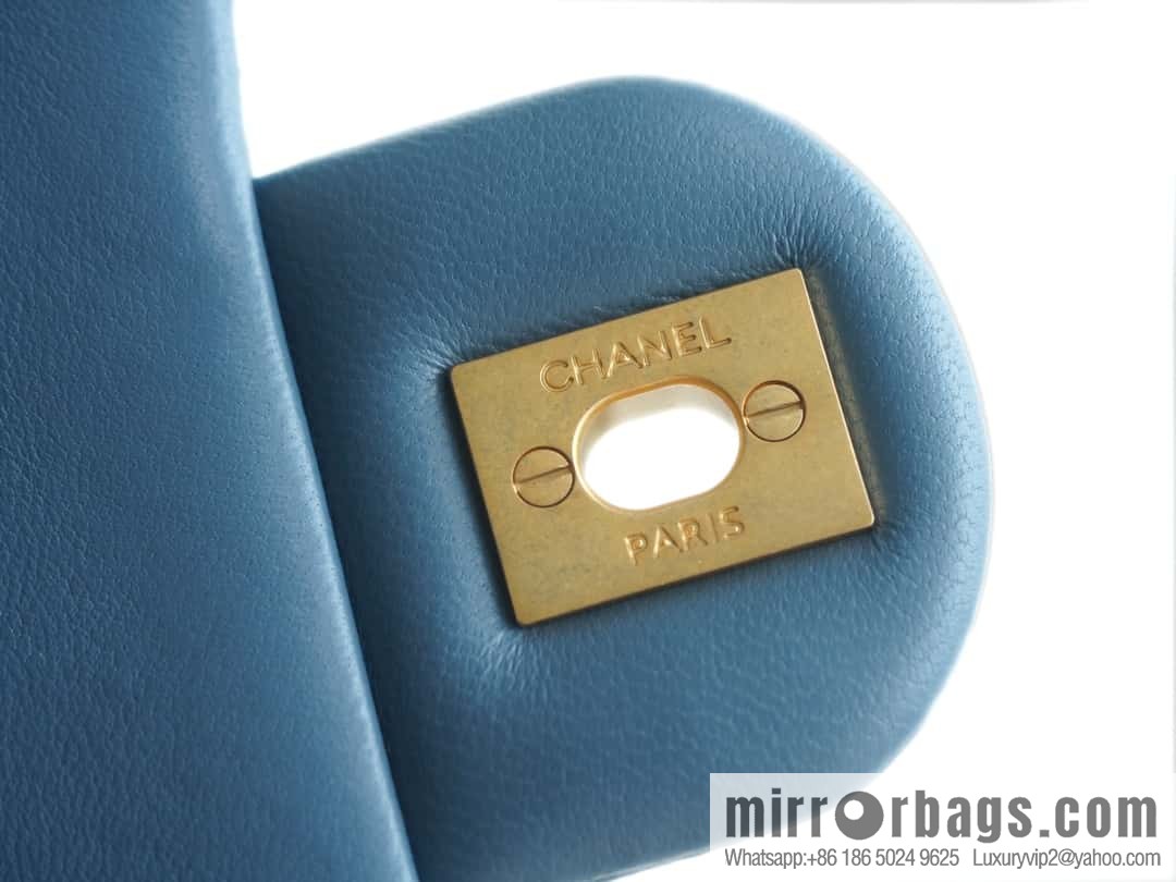 CHANEL Metal Ball Square Fatty AS1786 Haze Blue