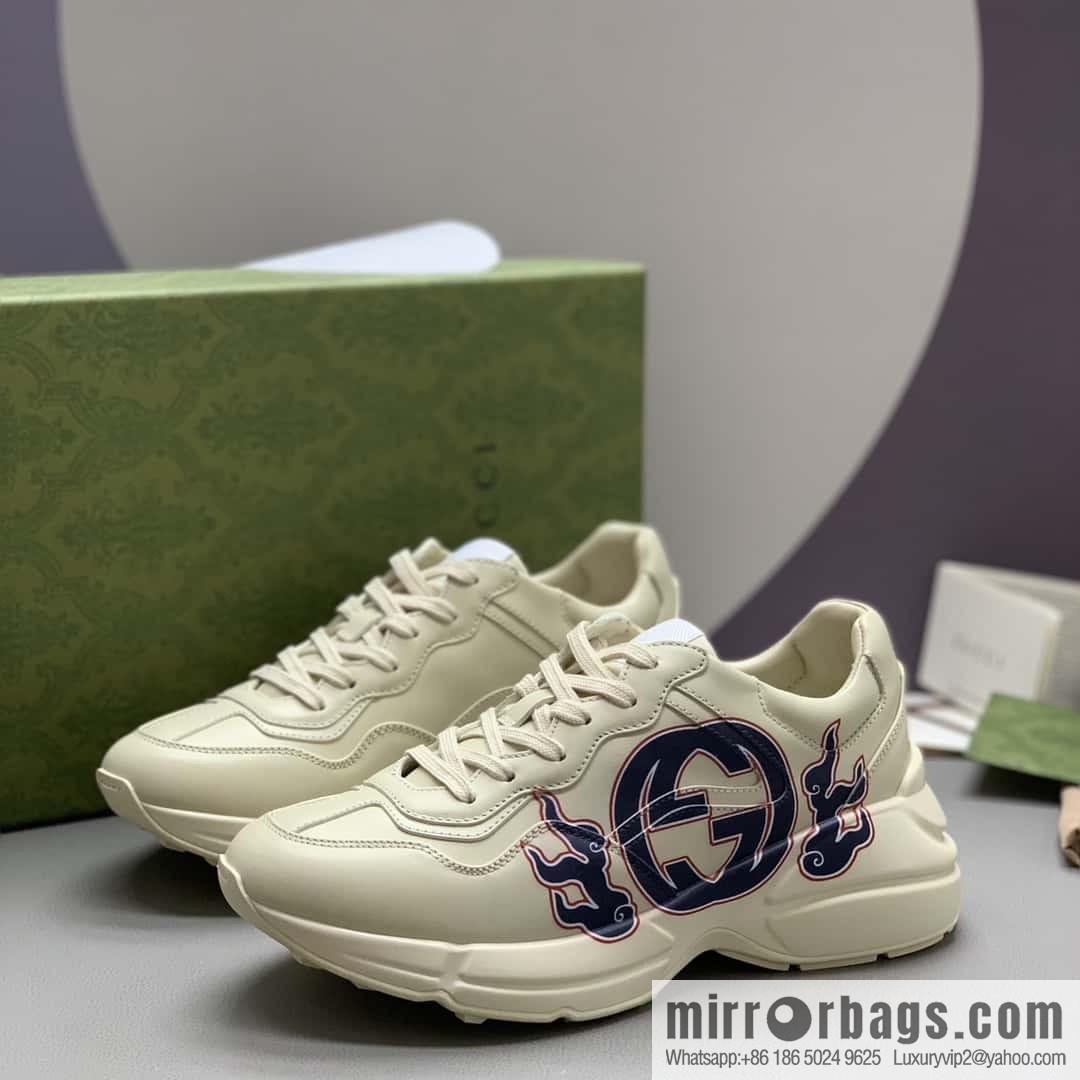 GUCCI men's and women's retro sneakers