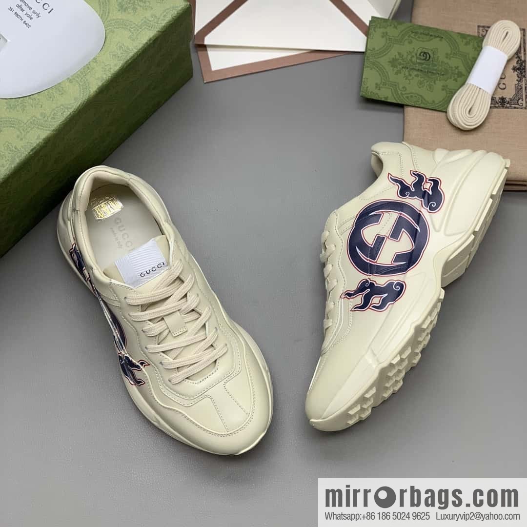 GUCCI men's and women's retro sneakers