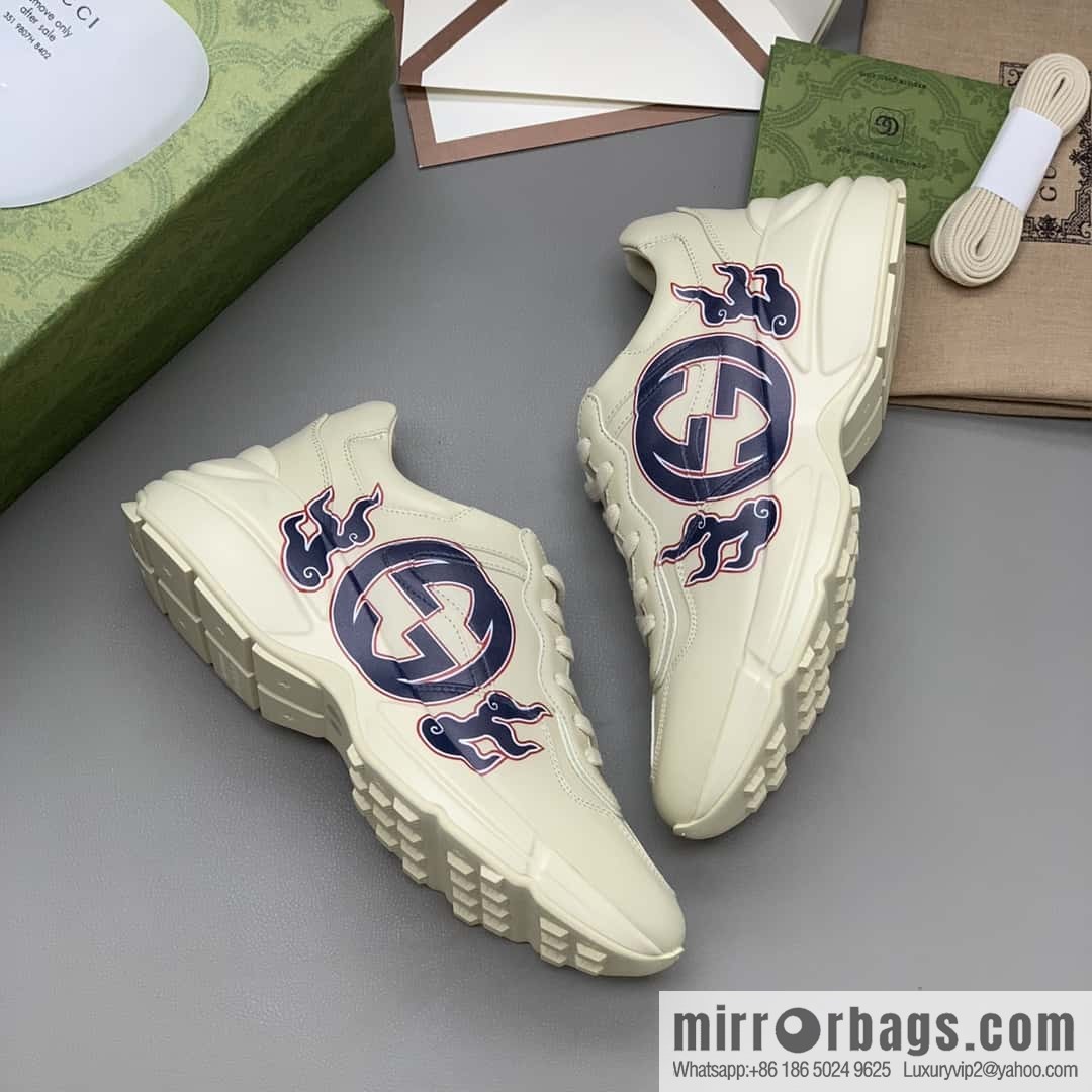 GUCCI men's and women's retro sneakers