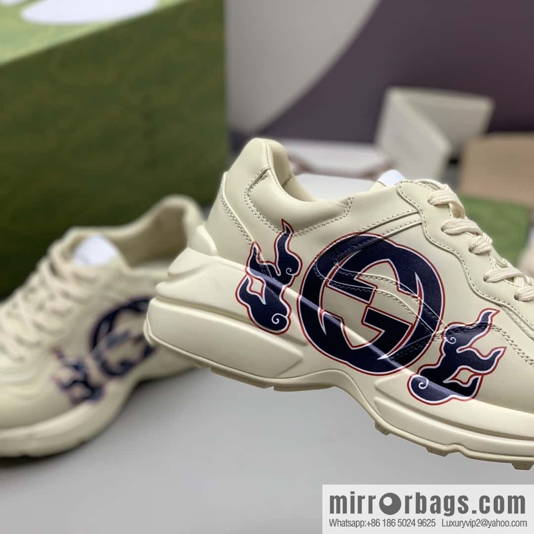 GUCCI men's and women's retro sneakers