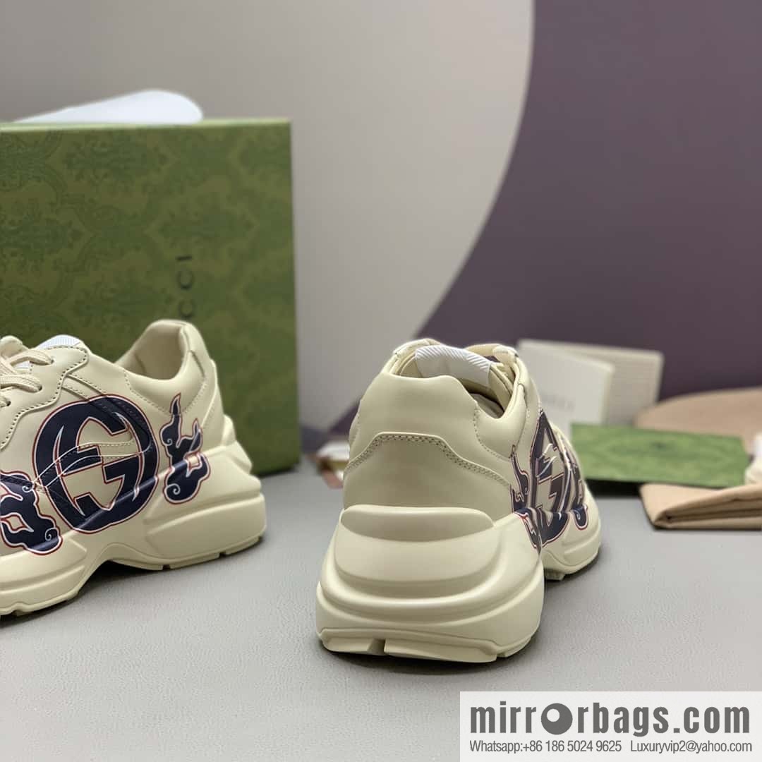 GUCCI men's and women's retro sneakers