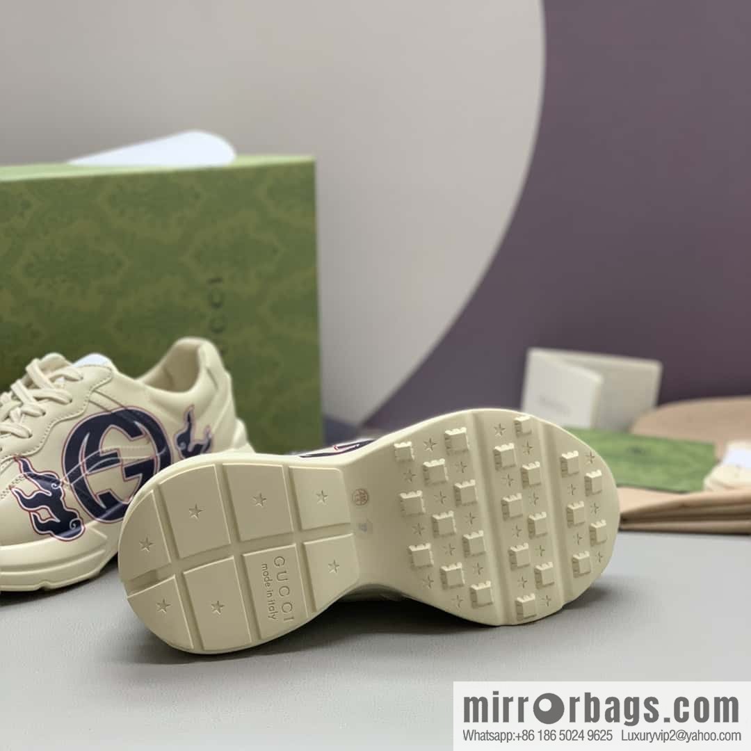GUCCI men's and women's retro sneakers