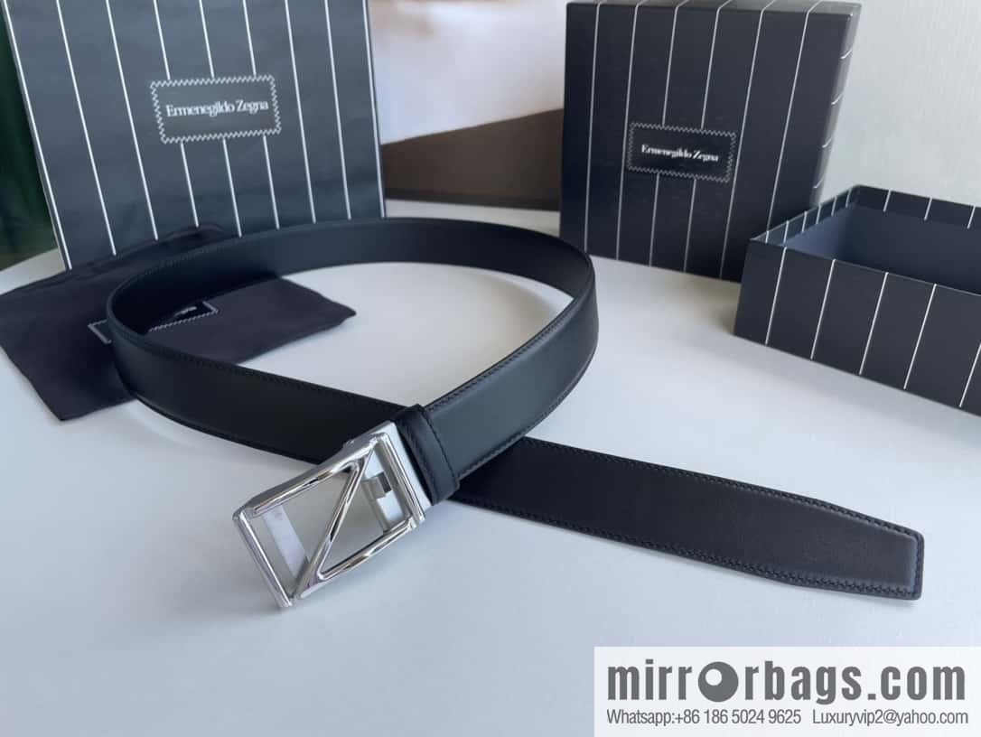 Zegna, men's fashion belt 3.5cm