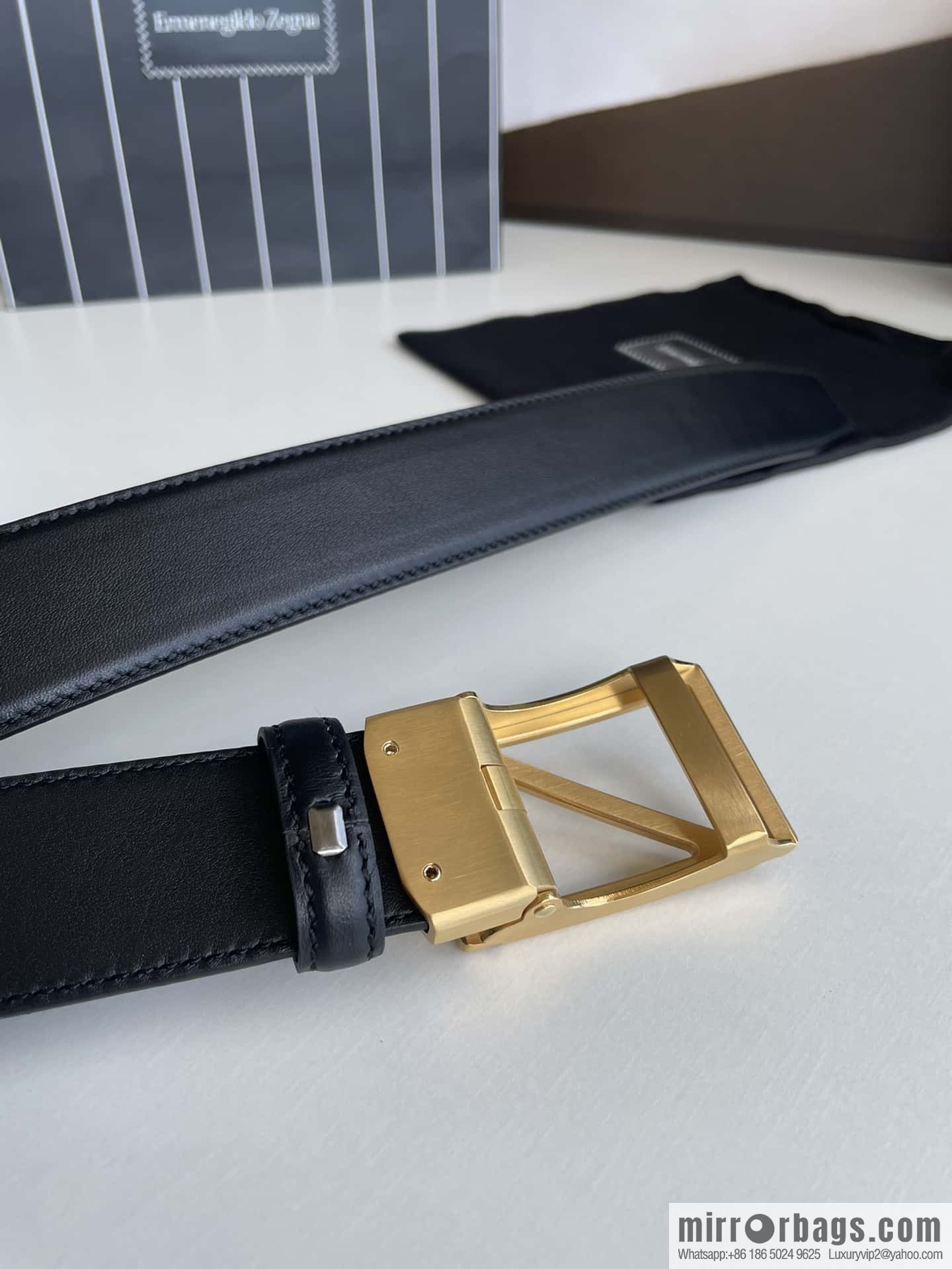 Zegna, men's fashion belt 3.5cm