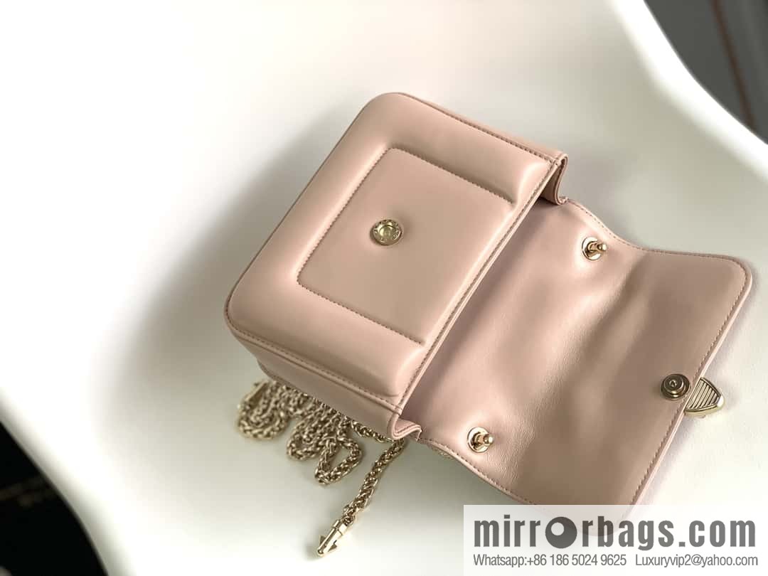BVLGARI Bulgari joint design limited edition Mary Katrantzou snakehead bag 291071 naked powder 19CM