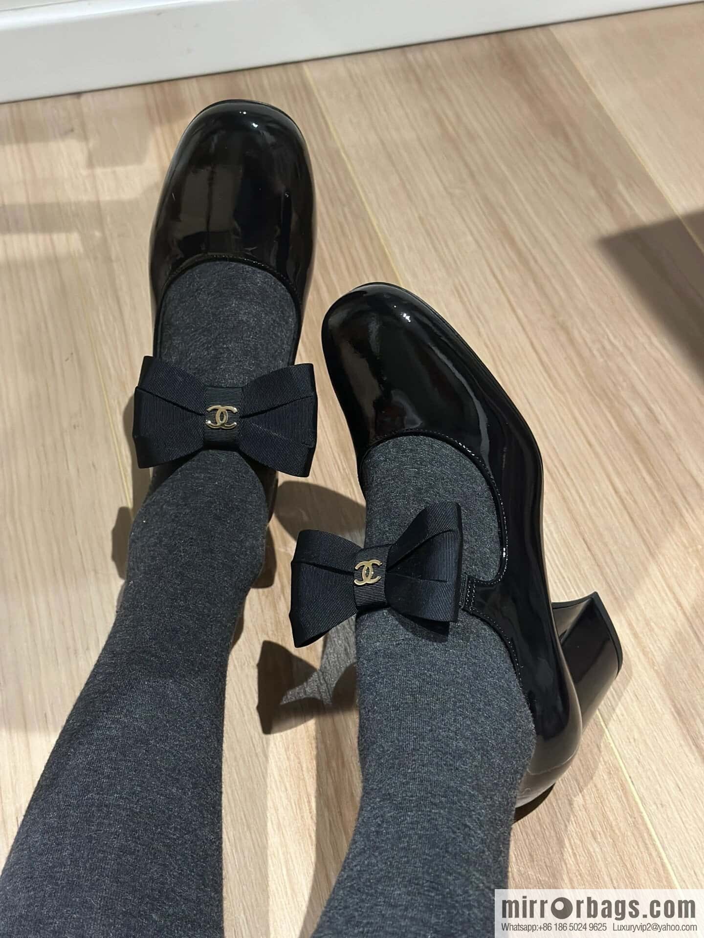 CHANEL Xiaoxiang Bow 🎀 Mary Jane high heels