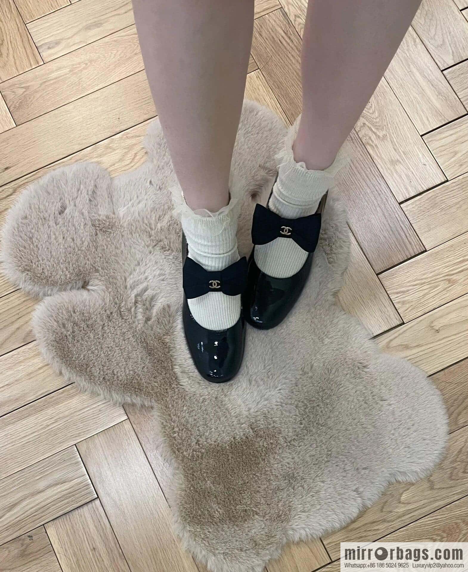 CHANEL Xiaoxiang Bow 🎀 Mary Jane high heels