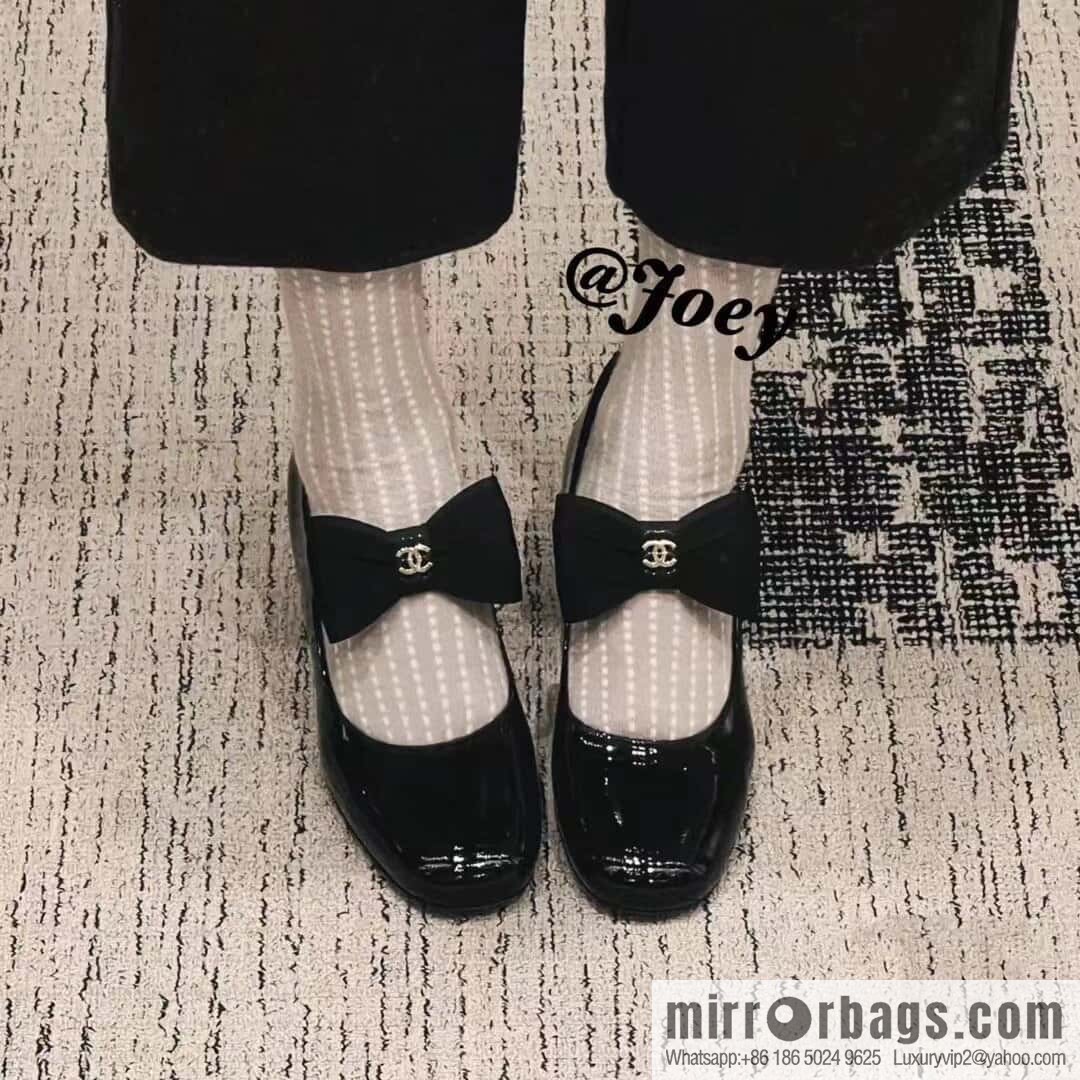 CHANEL Xiaoxiang Bow 🎀 Mary Jane high heels