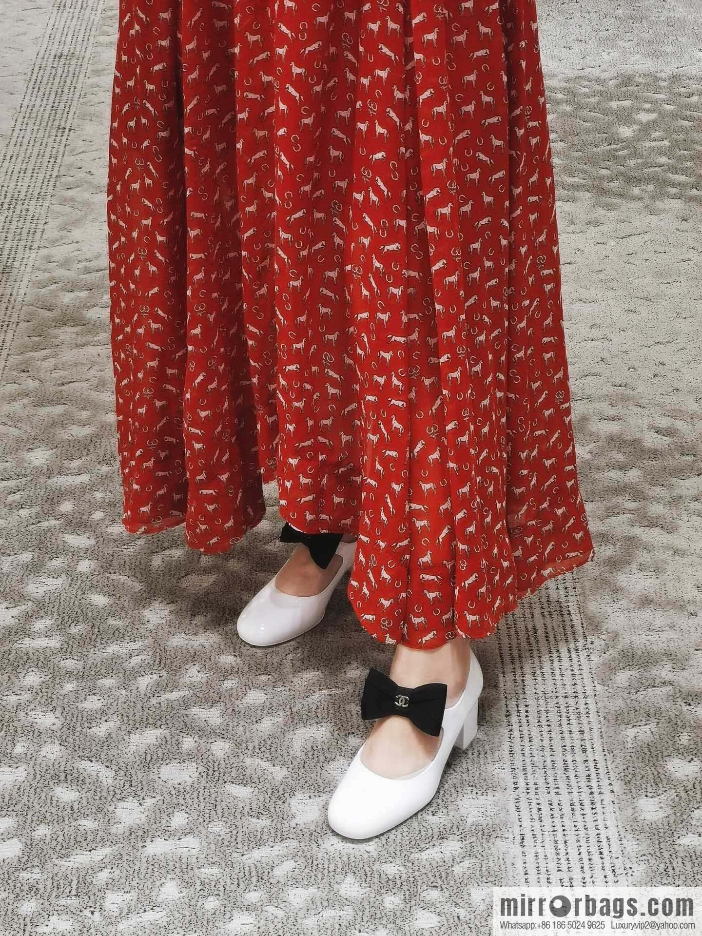 CHANEL Xiaoxiang Bow 🎀 Mary Jane high heels
