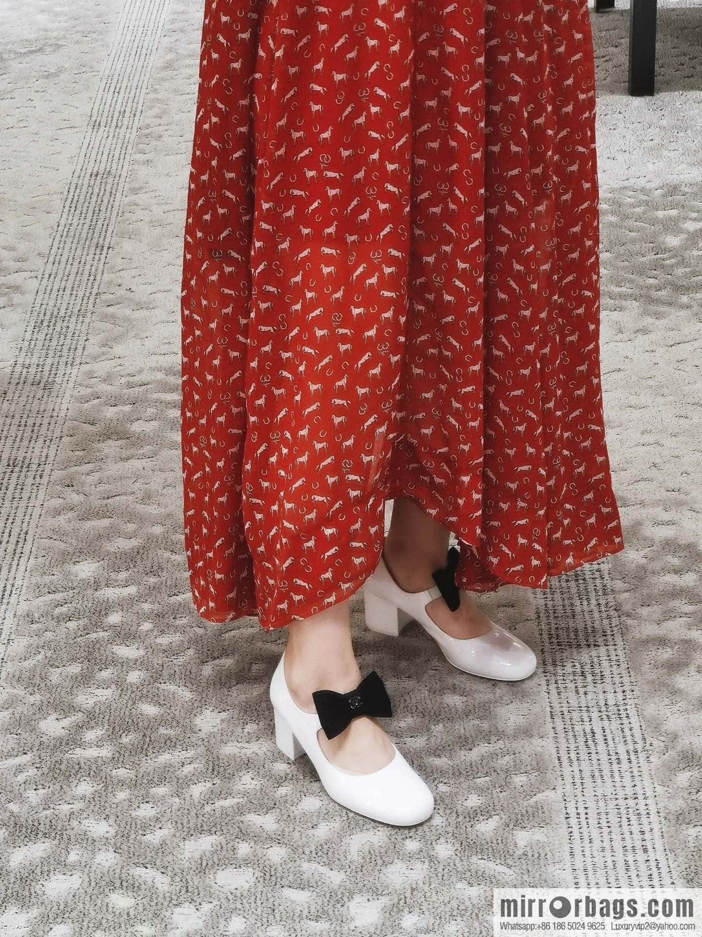 CHANEL Xiaoxiang Bow 🎀 Mary Jane high heels