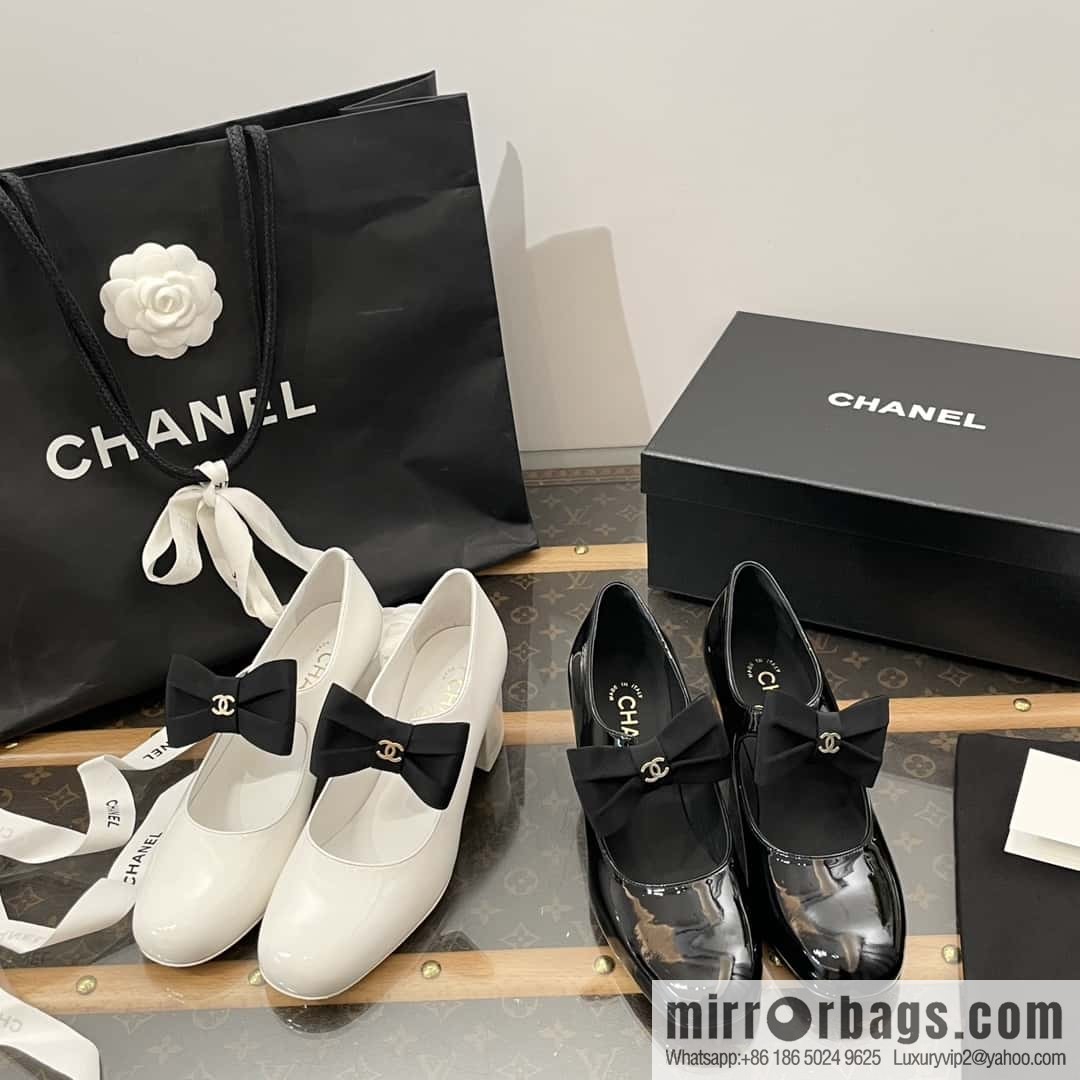 CHANEL Xiaoxiang Bow 🎀 Mary Jane high heels