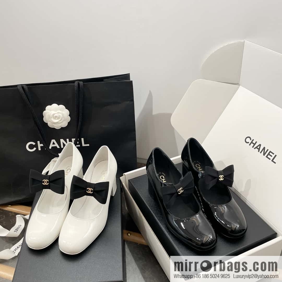 CHANEL Xiaoxiang Bow 🎀 Mary Jane high heels
