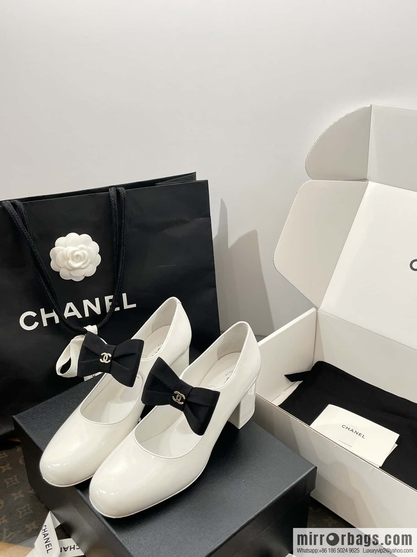 CHANEL Xiaoxiang Bow 🎀 Mary Jane high heels